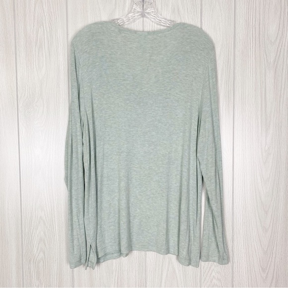 Cabi | Laidback Long Sleeve In Sea Glass Green Size Large - Picture 2 of 9